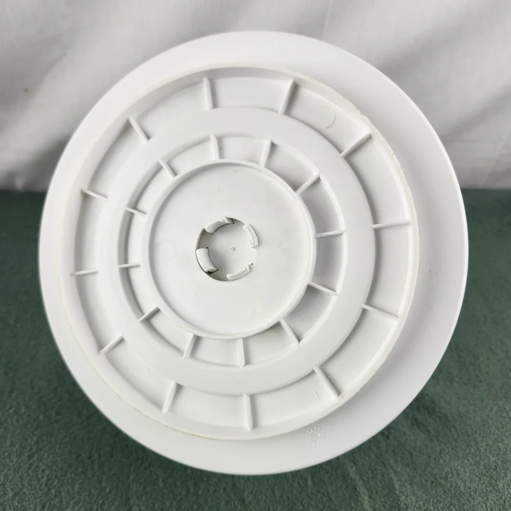Pampered Chef  White Tool Turn About Carousel Utensil Holder Caddy 2171 EUC